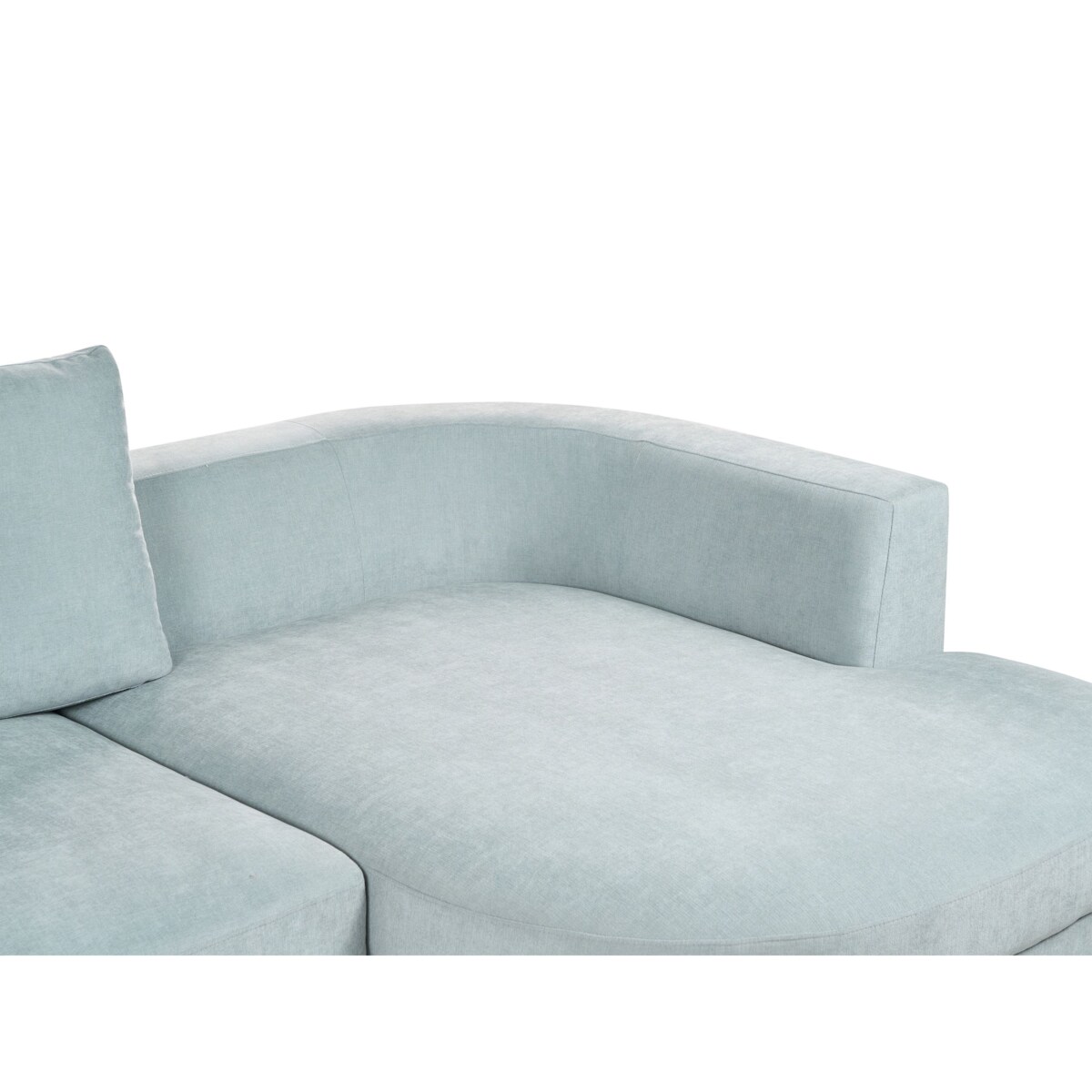 Narożnik dla 3 osób MARUM Szenil Błękitny Lewostronny