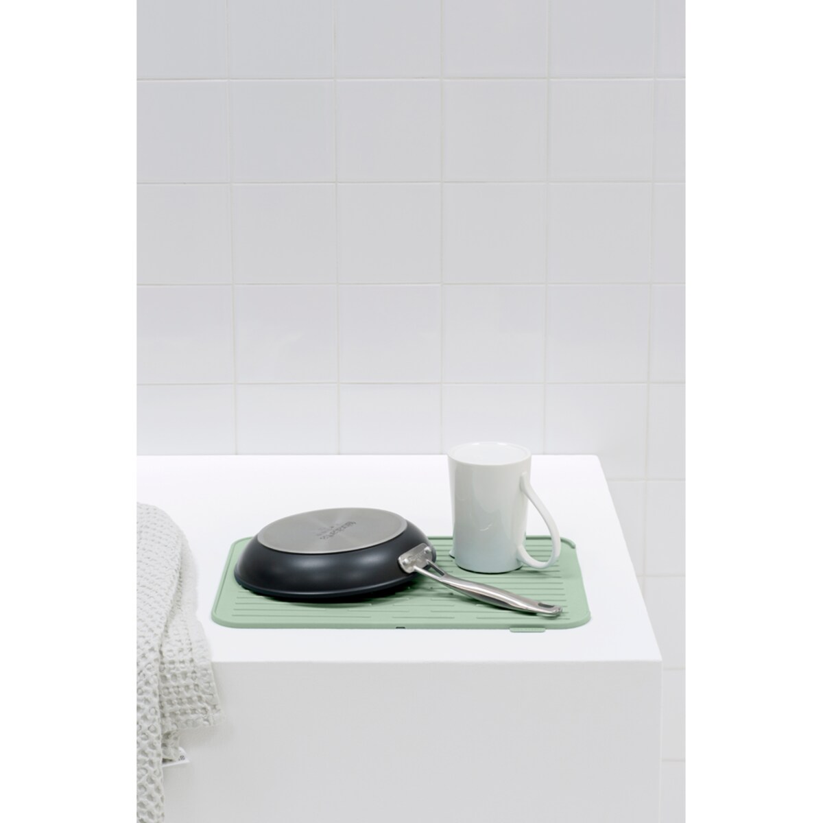Silikonowa mata do suszenia naczyń Jade Green 203329