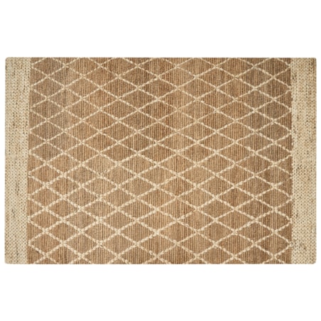 Dywan z juty 200 x 300 cm beżowy ZORAVA