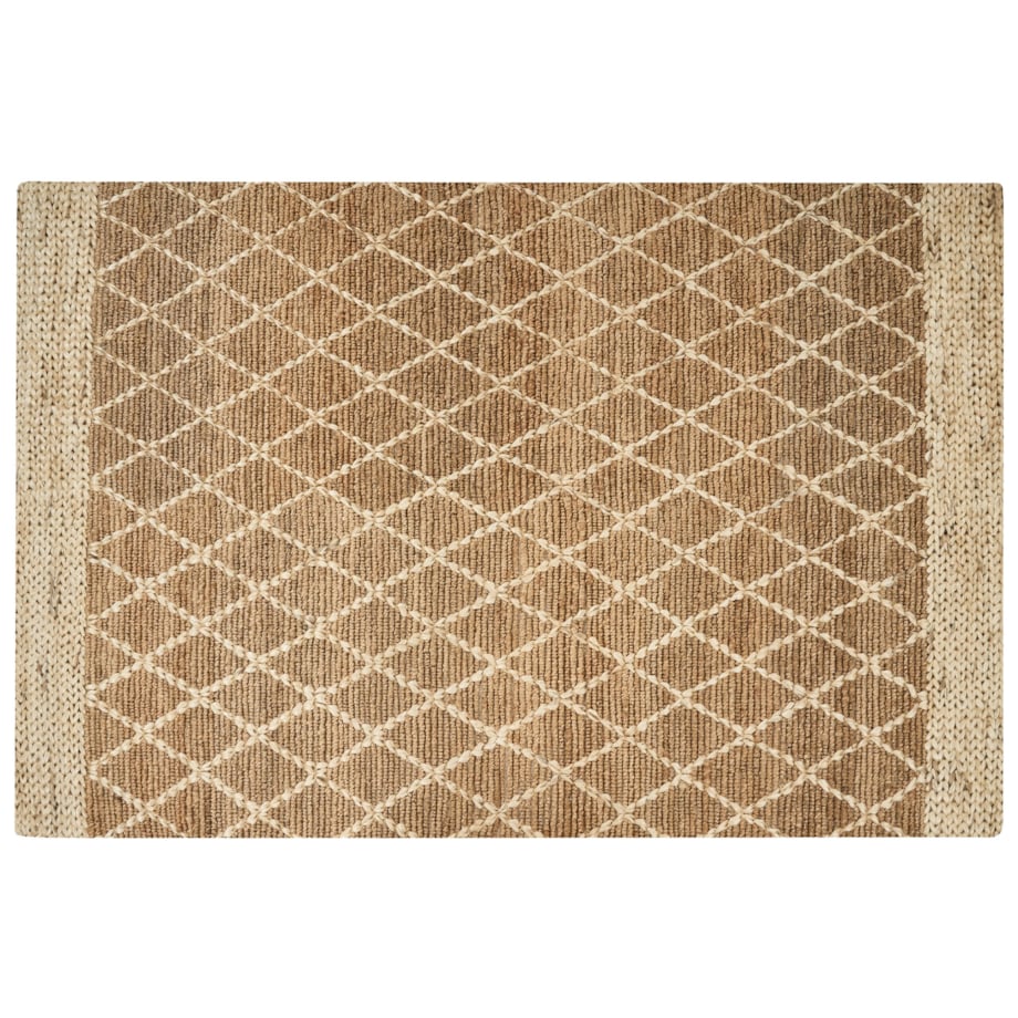 Dywan z juty 200 x 300 cm beżowy ZORAVA