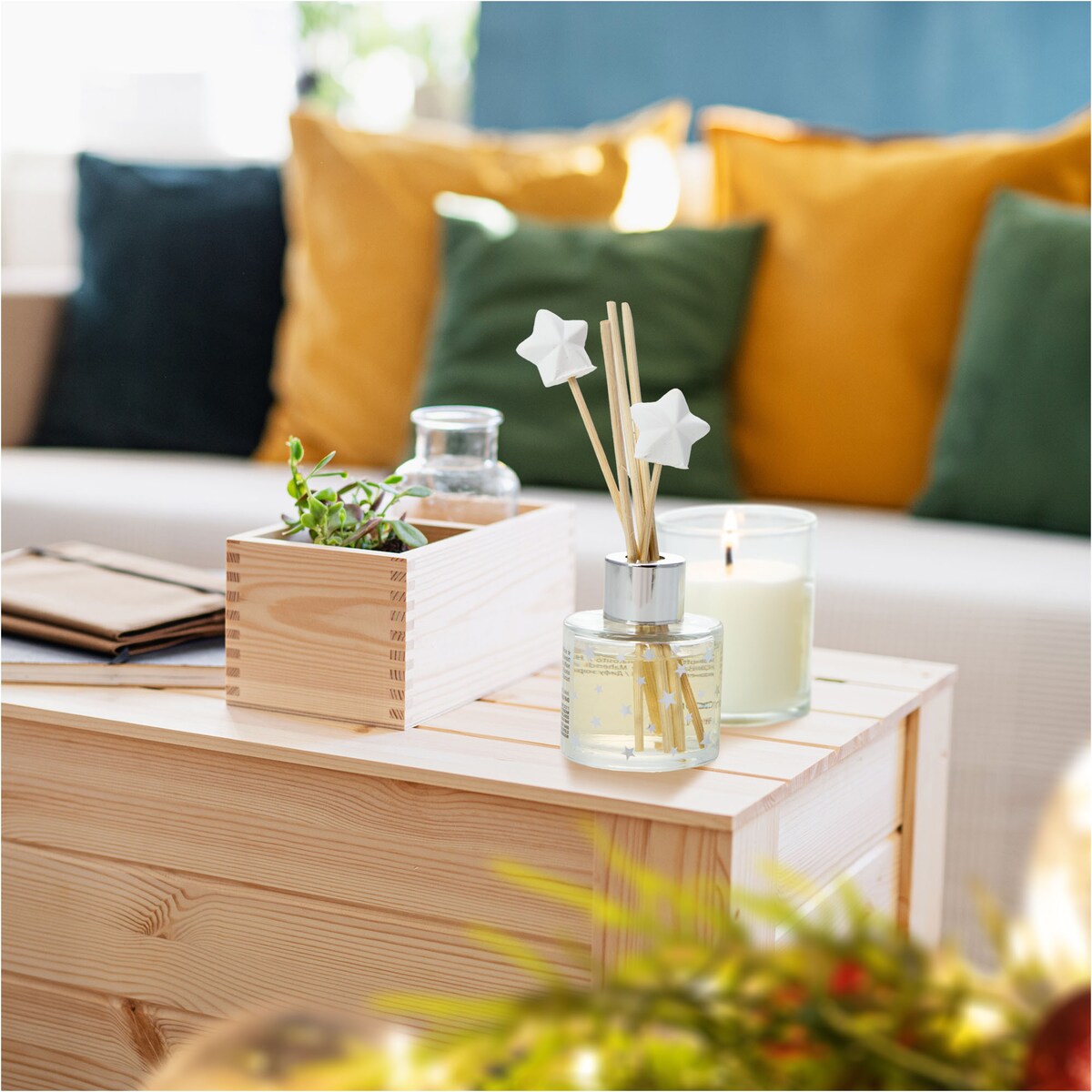 Zapach Do Domu Patyczki Zapachowe Świeczka Zestaw Xmass Tree Święta Mikołajki