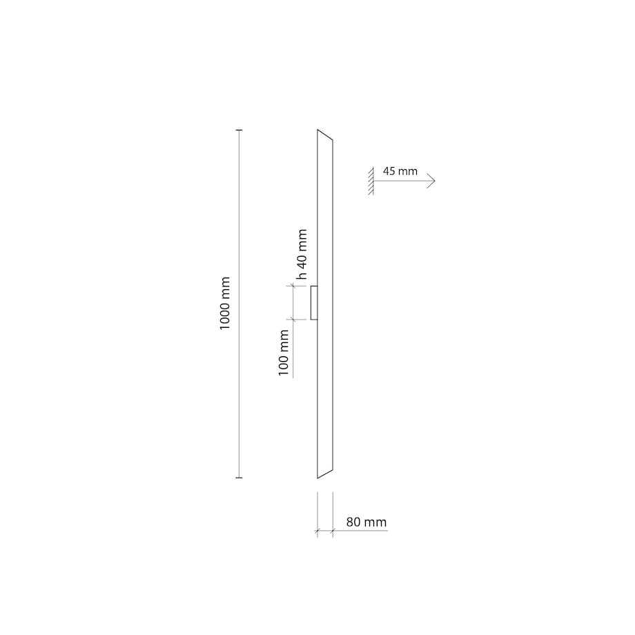 Kinkiet LED 8W TK Lighting NAVI NEW BROWN LONG 11349, brązowy