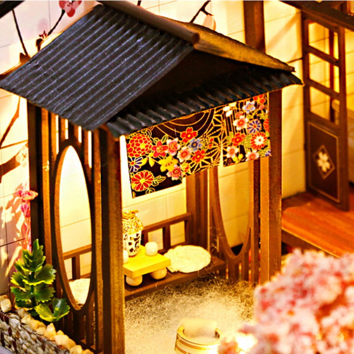 Miniaturowy domek DIY - Pałac Wiecznej Wiosny