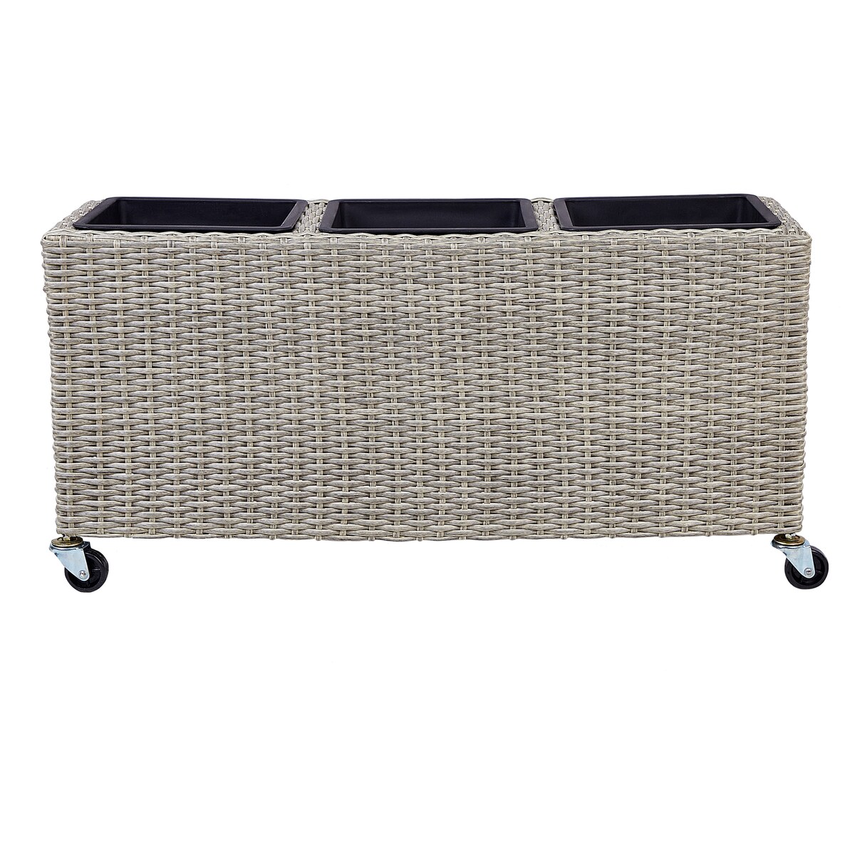 Donica BELLIS 82 cm Jasnobrązowy Technorattan