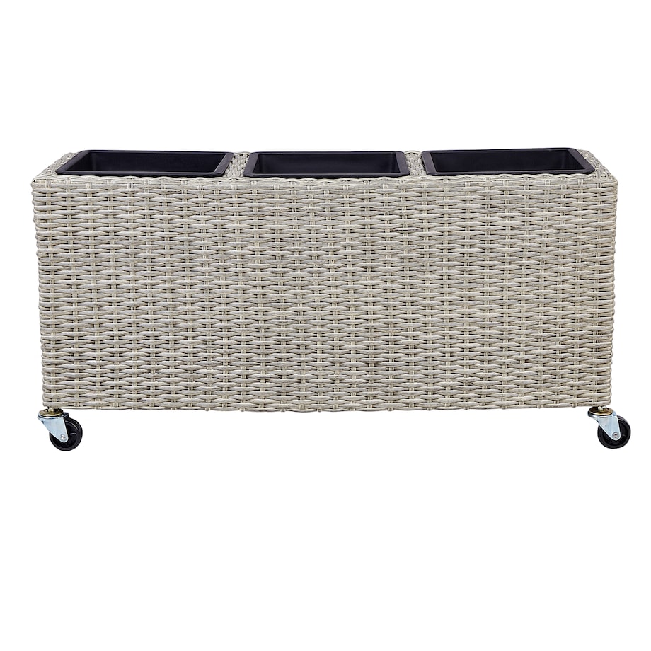 Donica BELLIS 82 cm Jasnobrązowy Technorattan