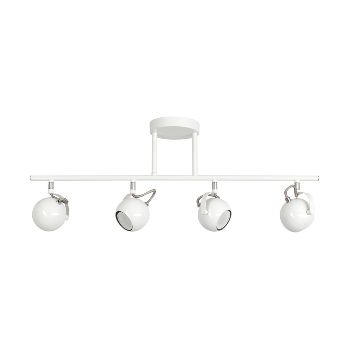 Lampa Sufitowa BRITOP Lighting 4xGU10 50W Chrom i Biel w Minimalistycznym Designie od Polskiego Producenta, 1 szt.