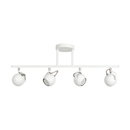 Lampa Sufitowa BRITOP Lighting 4xGU10 50W Chrom i Biel w Minimalistycznym Designie od Polskiego Producenta, 1 szt.