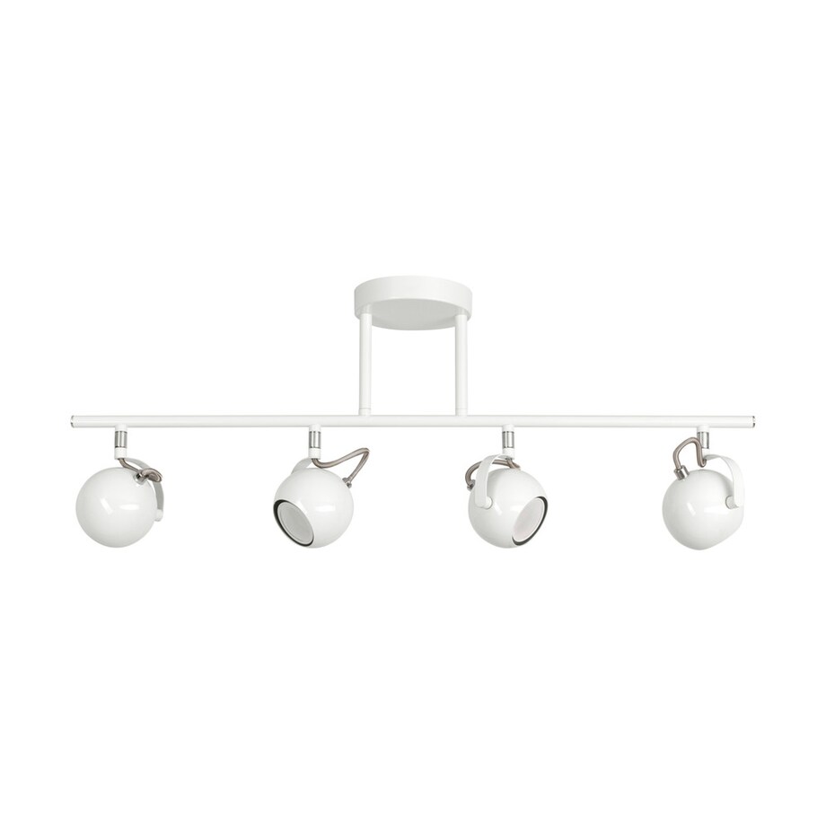 Lampa Sufitowa BRITOP Lighting 4xGU10 50W Chrom i Biel w Minimalistycznym Designie od Polskiego Producenta, 1 szt.