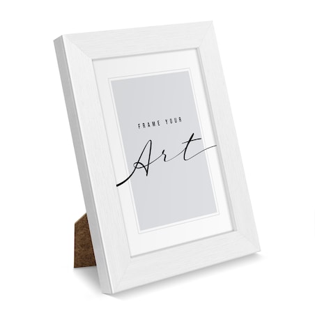 Biała ramka na zdjęcia 40x50 cm, foto rama, szeroka elegancka rama
