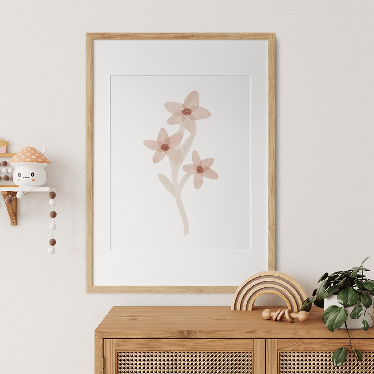 Plakat dla dzieci Kwiat 9 30x40