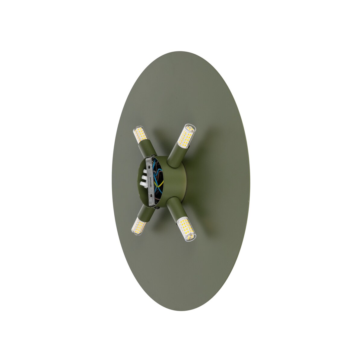 Kinkiet ścienny TK Lighting LUNA GREEN 400 zielony 40 cm 4xG9 nowoczesna lampa do salonu sypialni korytarza