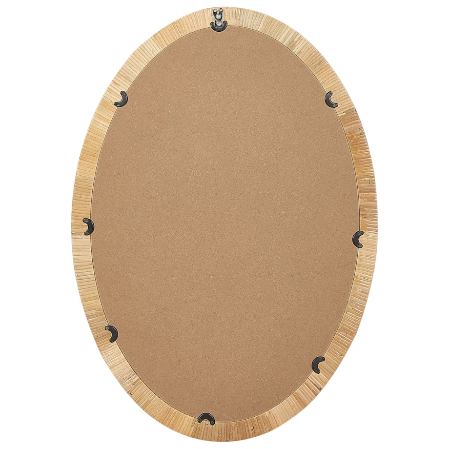 Rattan Lustro ścienne 70 cm Naturalny FOISSY