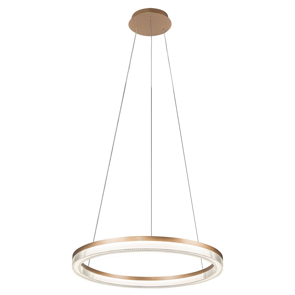 Lampa sufitowa wisząca Light Prestige Midway złoty LED CCT 3000, 4000, 6000 (regulowana) 1 szt.