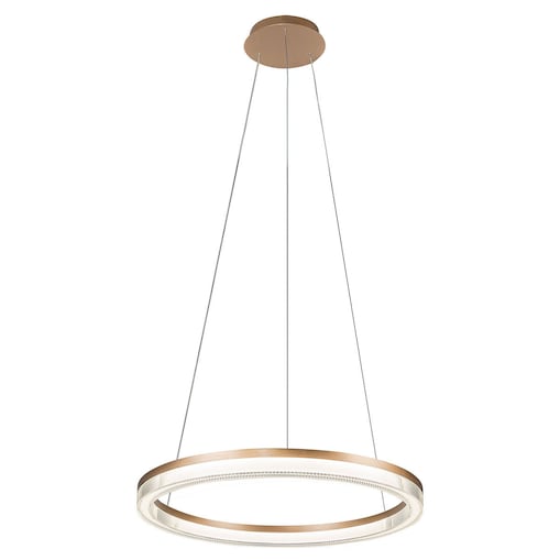 Lampa sufitowa wisząca Light Prestige Midway złoty LED CCT 3000, 4000, 6000 (regulowana) 1 szt.