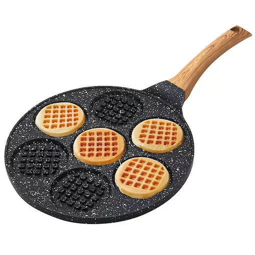 Patelnia do mini gofrów 26cm placków pancake na indukcję gaz KINGHOFF