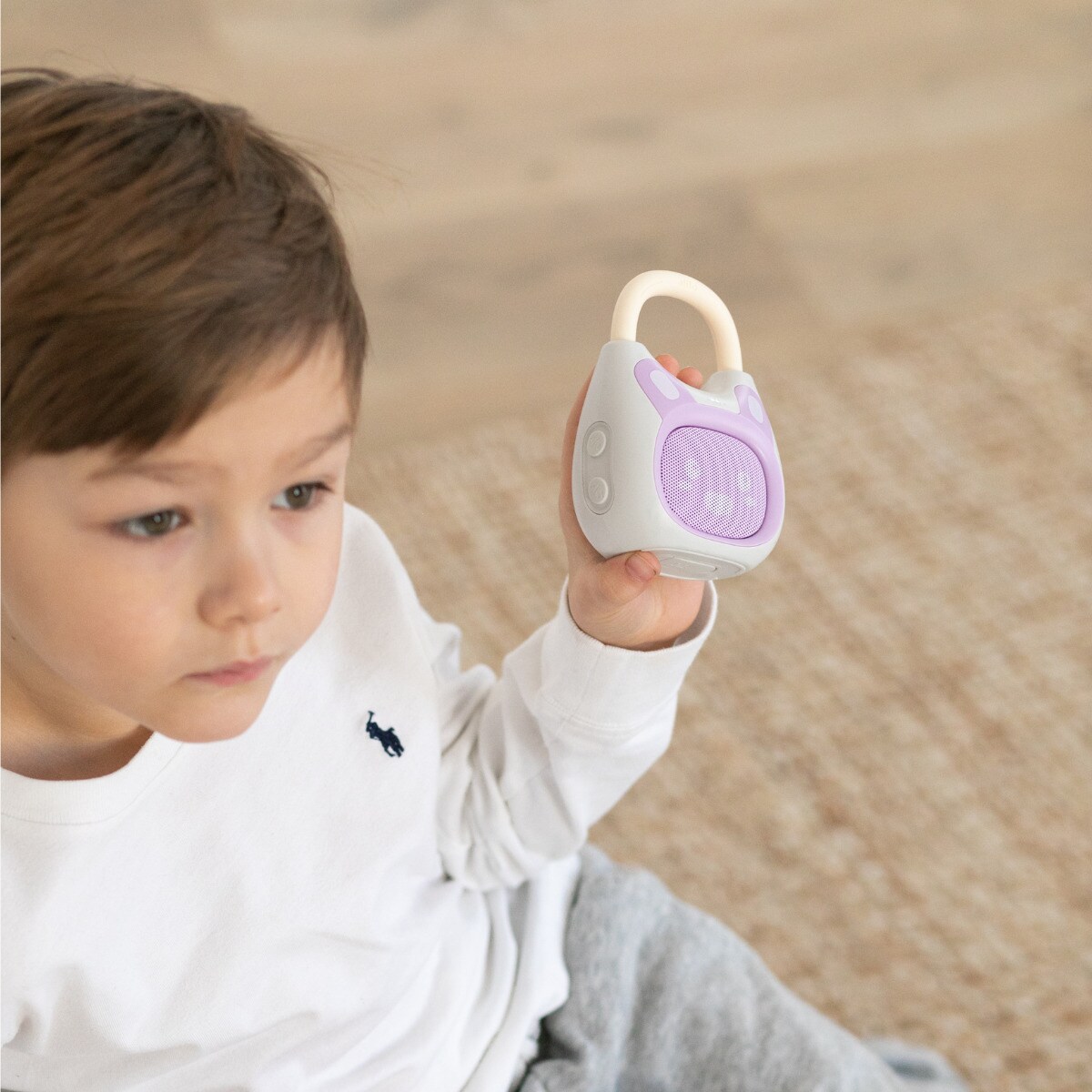 Pocket Bunny K1 - Odtwarzacz MP3 z Bluetooth - fioletowy Alilo