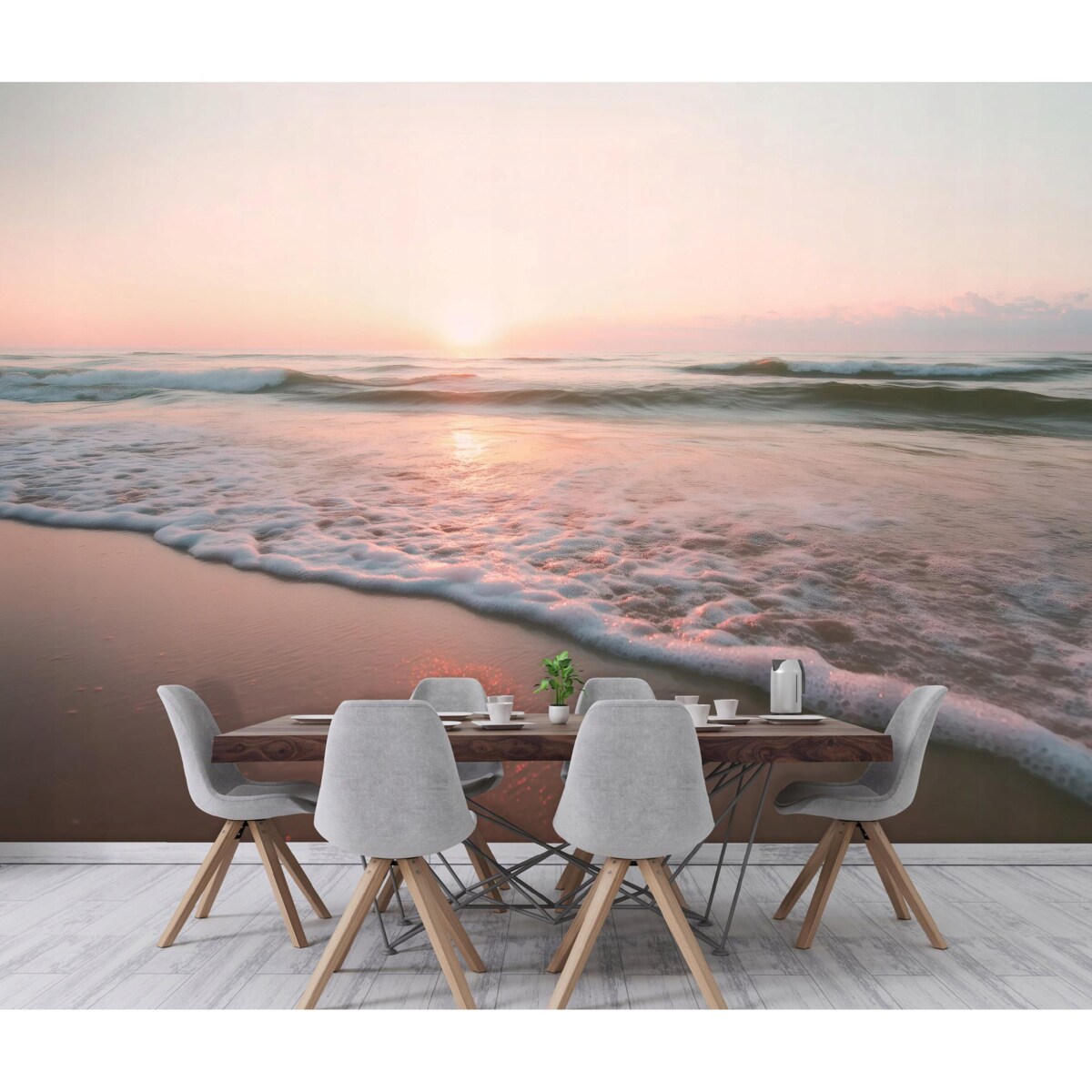 Fototapeta Do Sypialni Salonu Na Flizelinie Morze Natura Beżowy 400x280