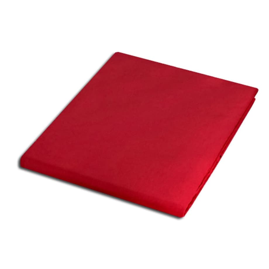 Prześcieradło satynowe bez gumki 200x220 kolor Czerwony