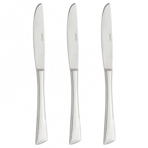 Noże obiadowe stołowe 3 elementy Połysk KINGHOFF