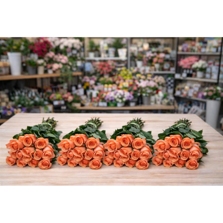 Bukiet róż Be Sweet – 25 sztuk, wysokość 40-45cm (Ekwador)