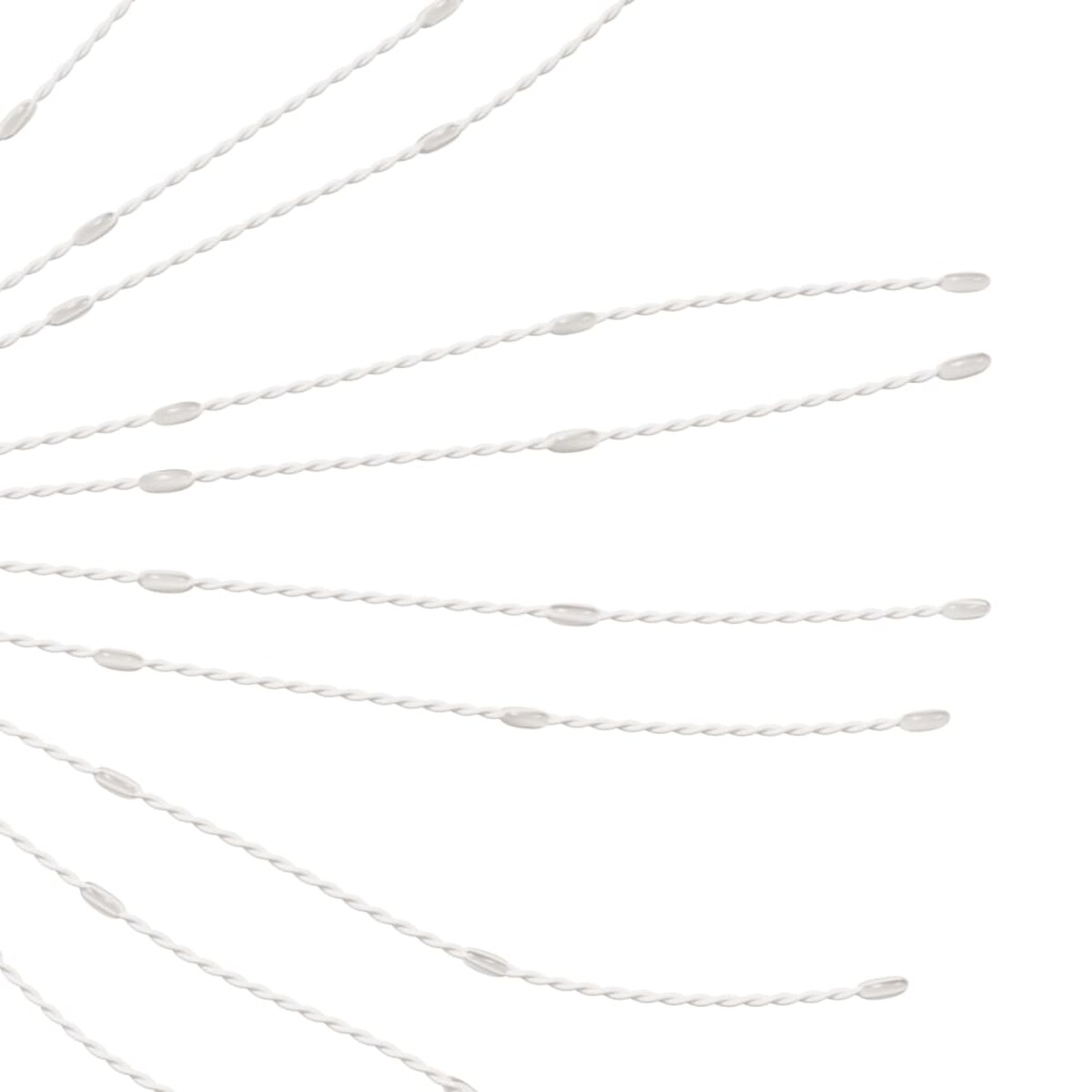 vidaXL Ozdoby świąteczne ze 140 lampkami LED, 8 szt, niebieskie, 17 cm