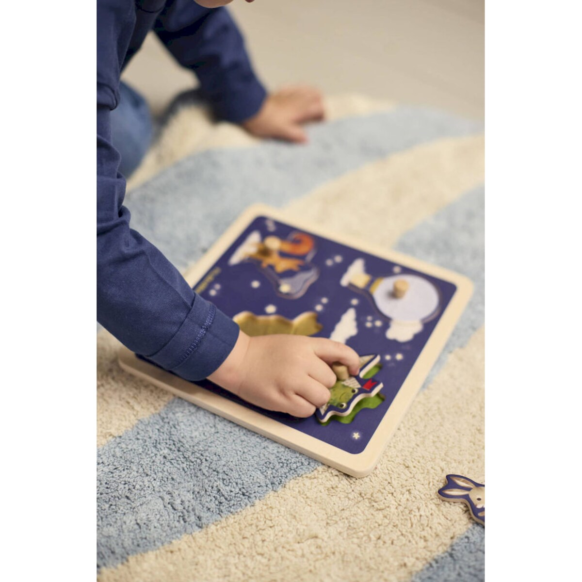 Filibabba Drewniane puzzle sensoryczne Little Adventurers