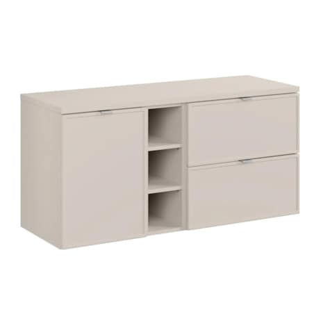 Szafka pod umywalkę nablatową BELLA CASHMERE 60cm kaszmir - zestaw z blatem 120cm