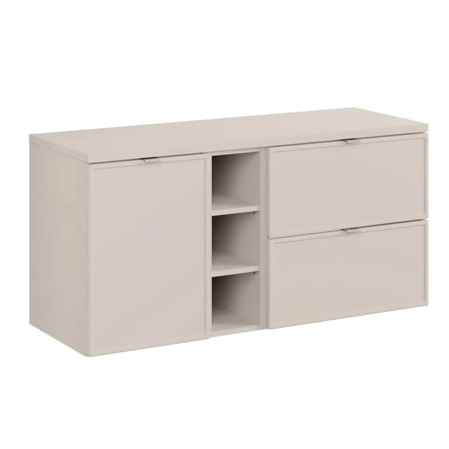 Szafka pod umywalkę nablatową BELLA CASHMERE 60cm kaszmir - zestaw z blatem 120cm