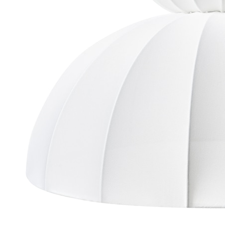 Lampa wisząca GOELETTE Jedwab syntetyczny Biały