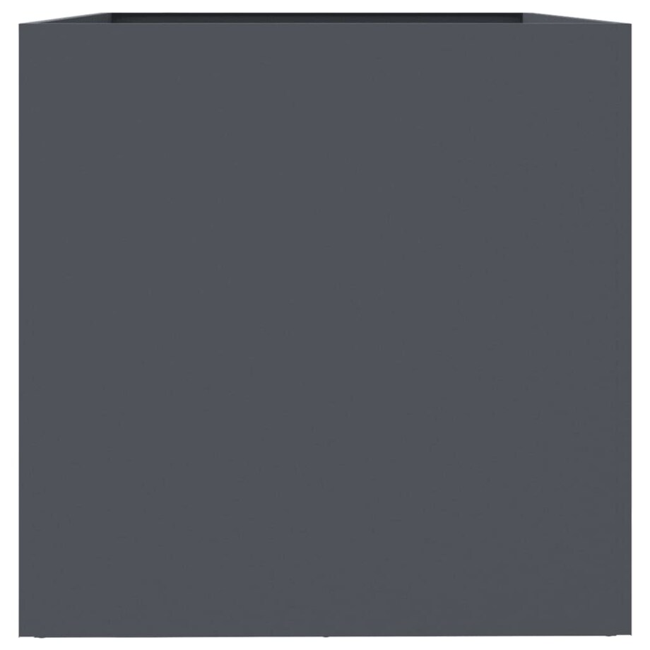 vidaXL Donica, antracytowa, 62x40x39 cm, stal