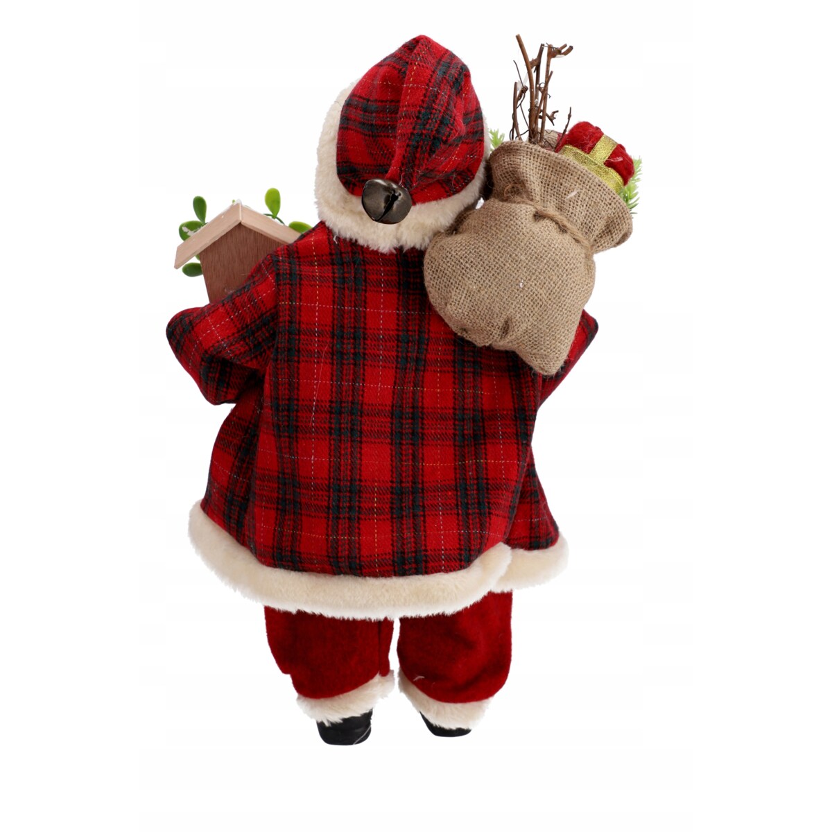 ŚWIĘTY MIKOŁAJ świąteczny figurka DUŻY skandynawsk