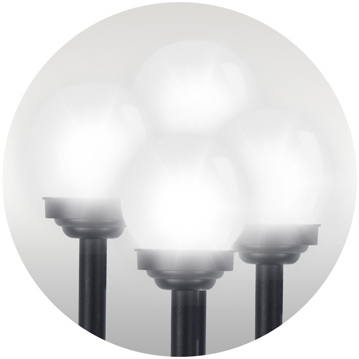 Lampki solarne do ogrodu czujnik zmierzchu Ilumen 4szt