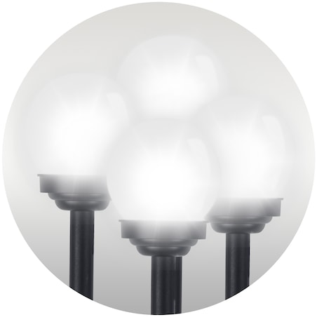 Lampki solarne do ogrodu czujnik zmierzchu Ilumen 4szt