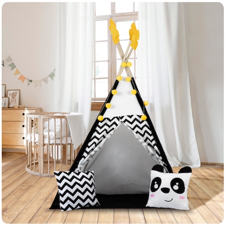 TIPI namiot dla dzieci do pokoju dziecięcego girlanda Nukido