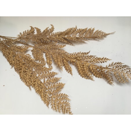 GAŁĄZKA SZTUCZNA PAPROCI ZŁOTA dodatek dekoracja stroika stołu duża długa