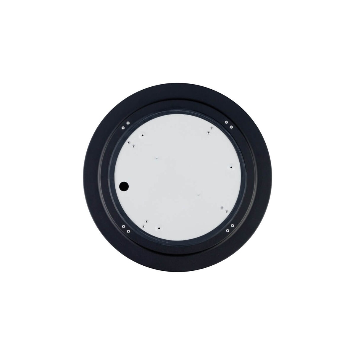 Okrągła lampa sufitowa Arena z czujnikiem ruchu czarna