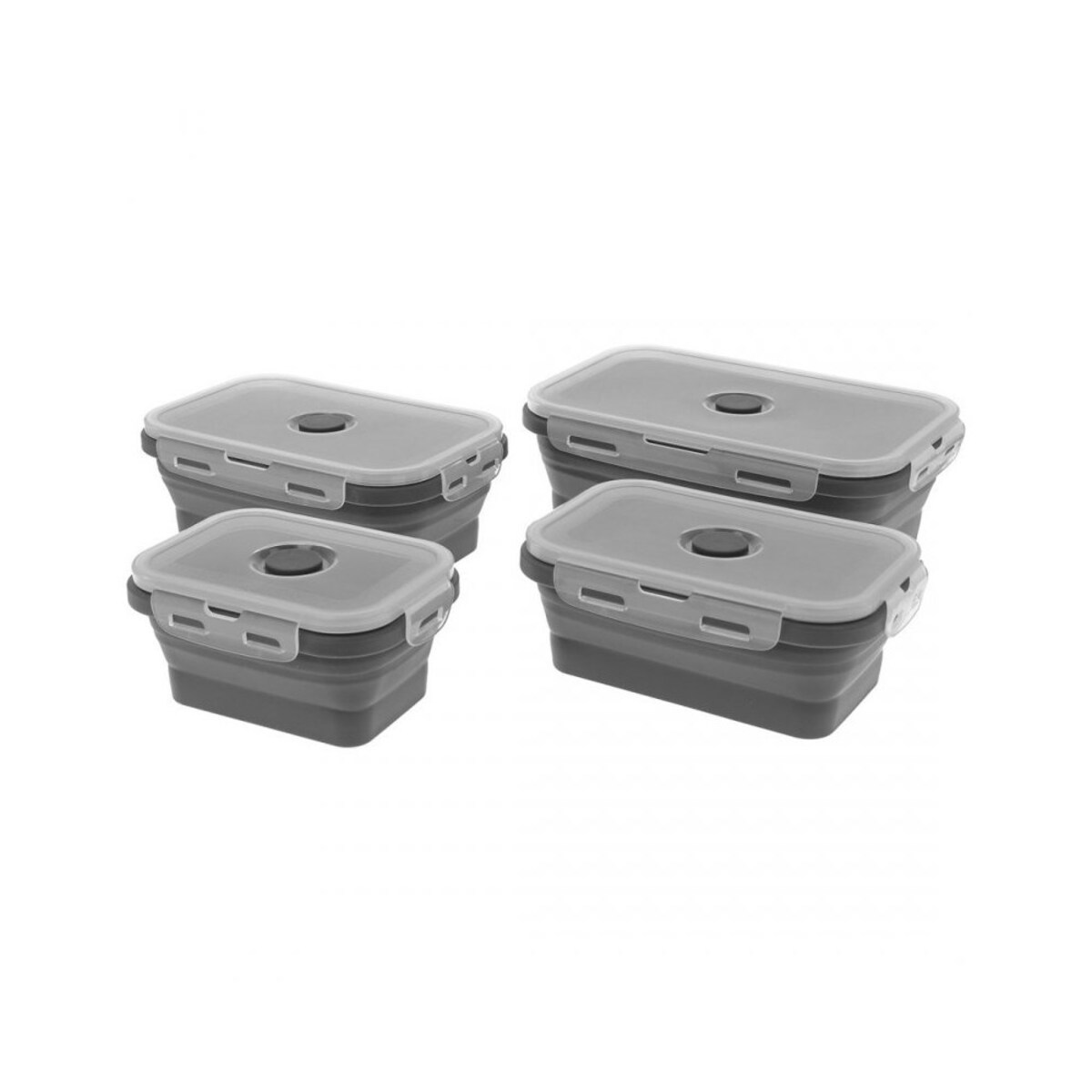 Brunbeste zestaw 4 składanych pojemników na żywność 63915