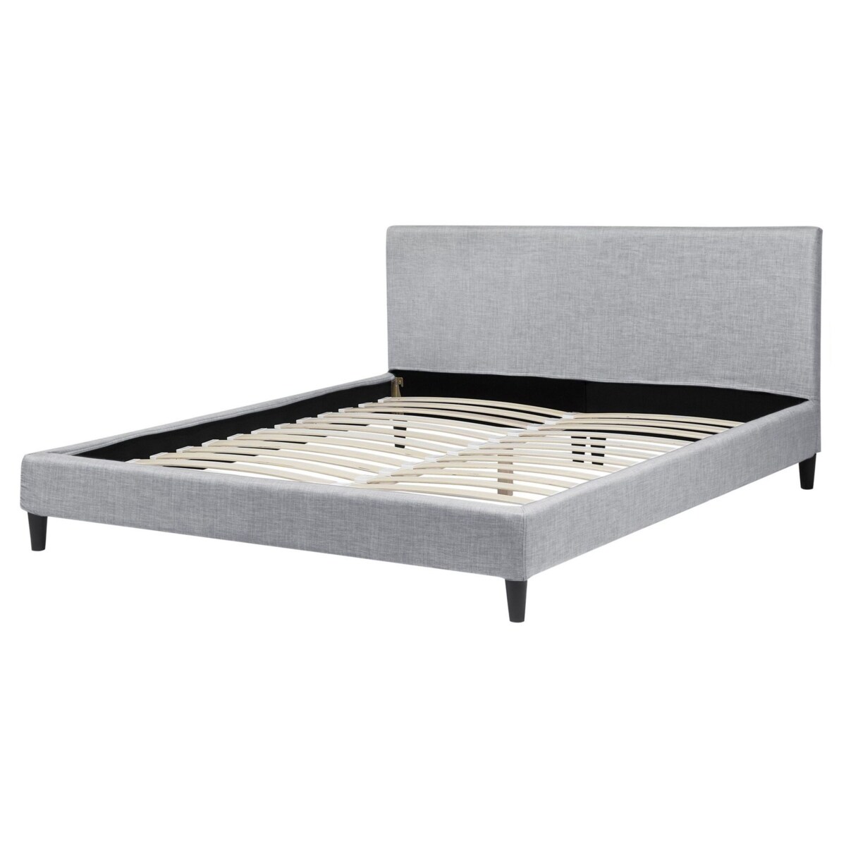 Wymienne obicie do łóżka 160 x 200 cm jasnoszare FITOU