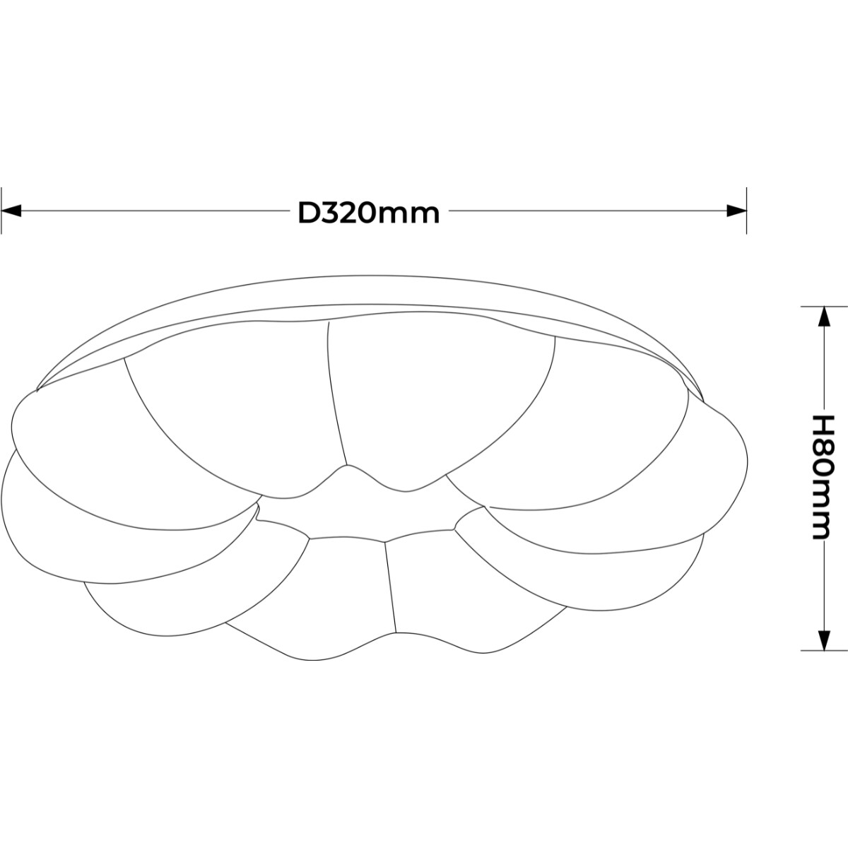 Plafon Light Prestige Ariva biały LED 4000K 1 szt.