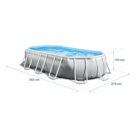 Basen stelażowy ogrodowy Intex 503x274 zestaw 21w1 26796