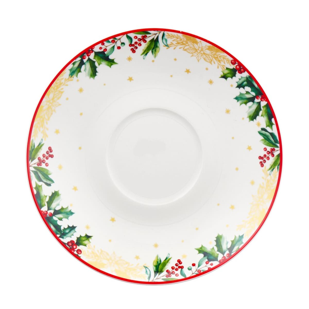 VILLA ITALIA Filiżanka świąteczna porcelanowa 260ml FROZEN NOEL Sanie Mikołaja