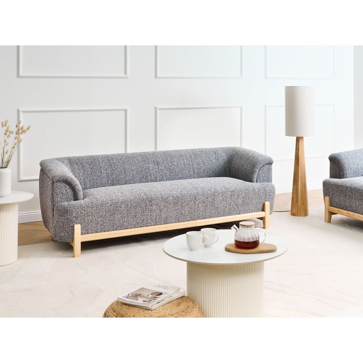 Sofa dla 3 osób ALNOR Ciemnoszary
