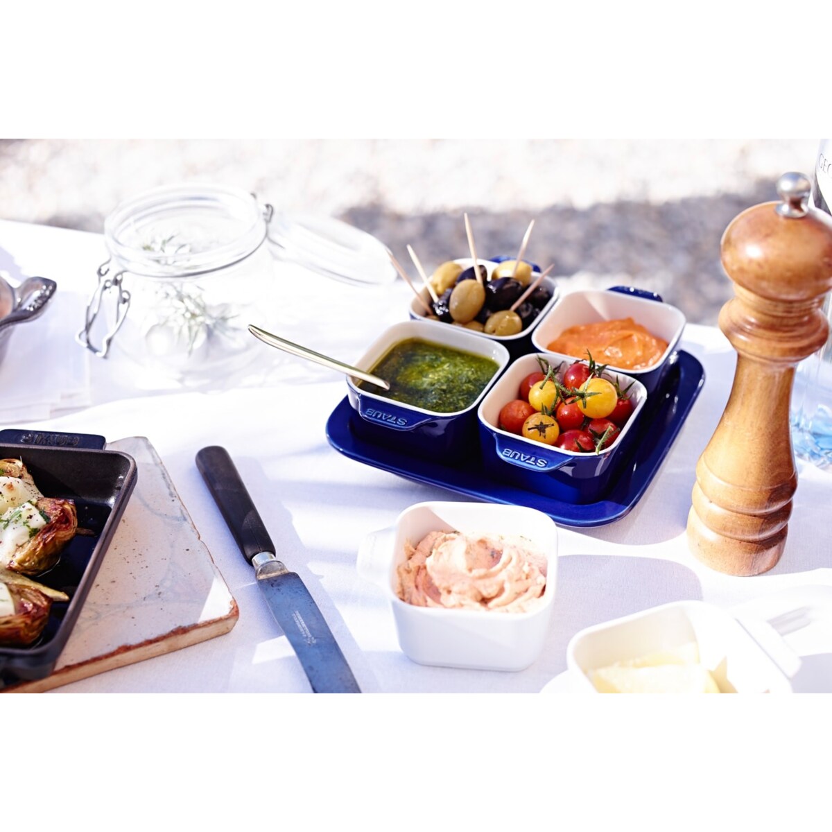 Zestaw do przystawek Staub, 5 elementów - 500 ml, Niebieski