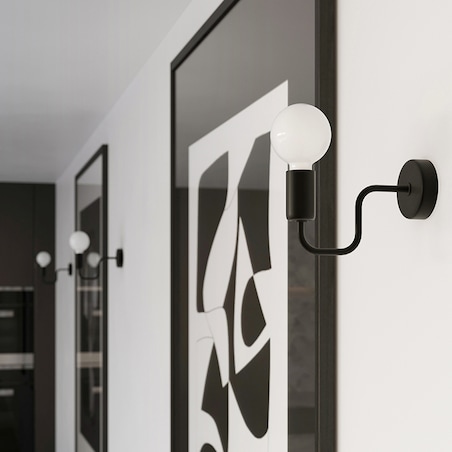 Żyrandol VECTOR 4 czarny