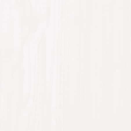 vidaXL Donica ogrodowa z płotkiem, biała, 40x40x40 cm, drewno sosnowe