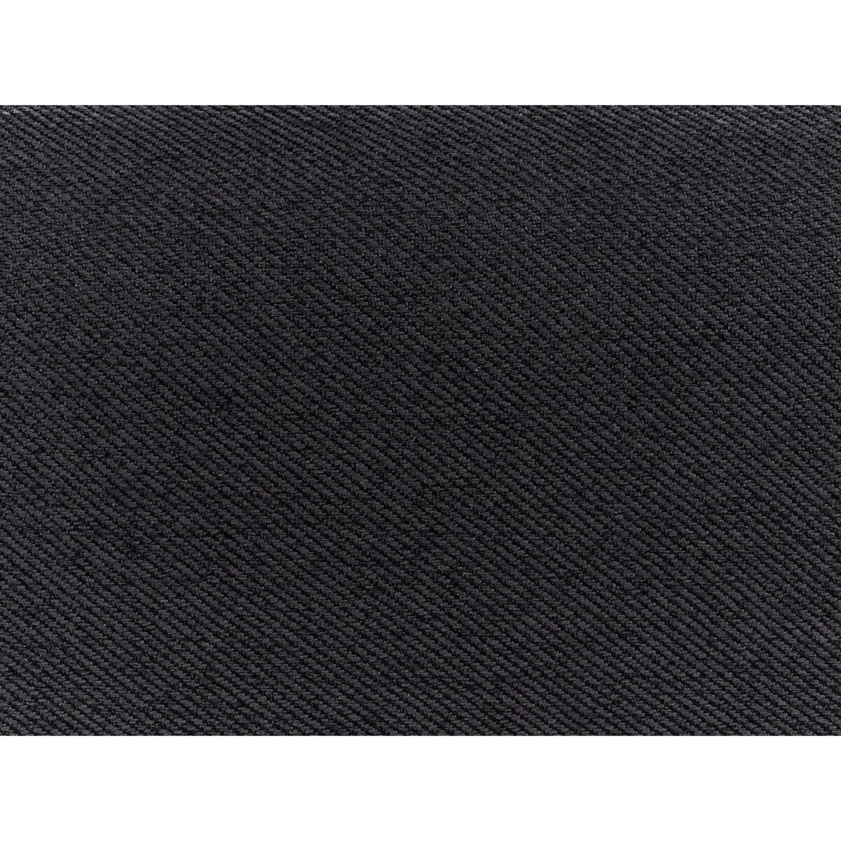 Sofa dwuosobowa tapicerowana czarna LOEN