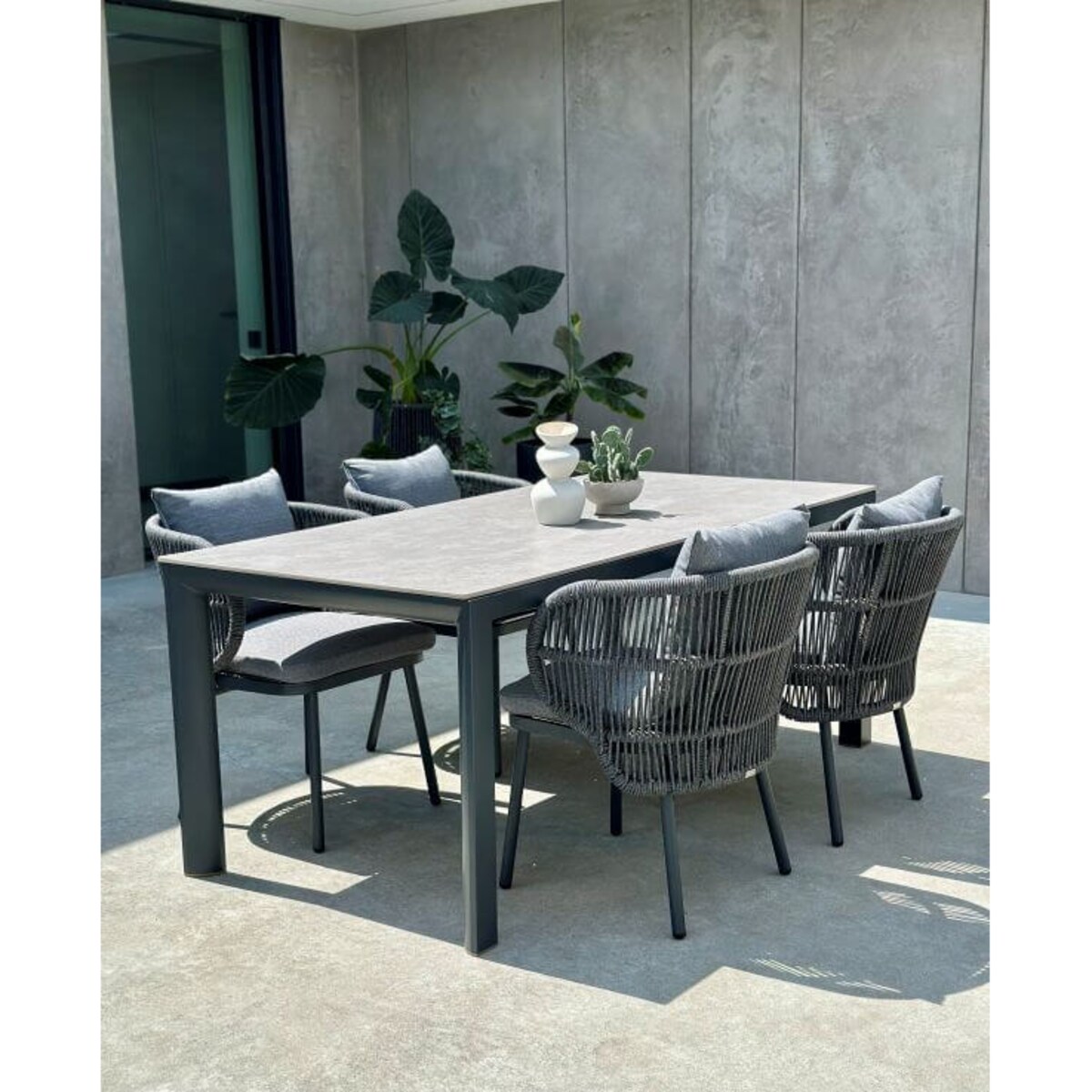 ZESTAW ALUMINIOWY AZZURE SZARY 4