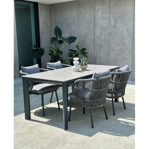 ZESTAW ALUMINIOWY AZZURE SZARY 4