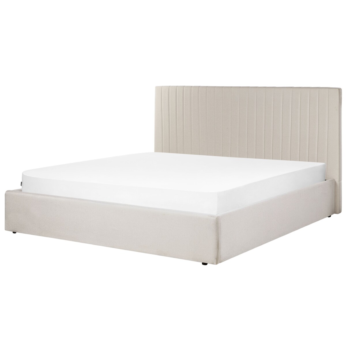 Łóżko z pojemnikiem VION 180 x 200 cm Beżowy