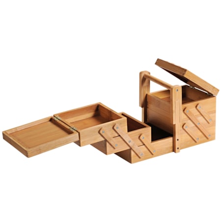 Bambusowa niciarka z miejscem na igły, wys. 19 cm, Kesper